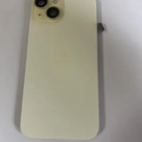  Iphone 15 originale copri batteria posteriore vetro con magsafe Giallo