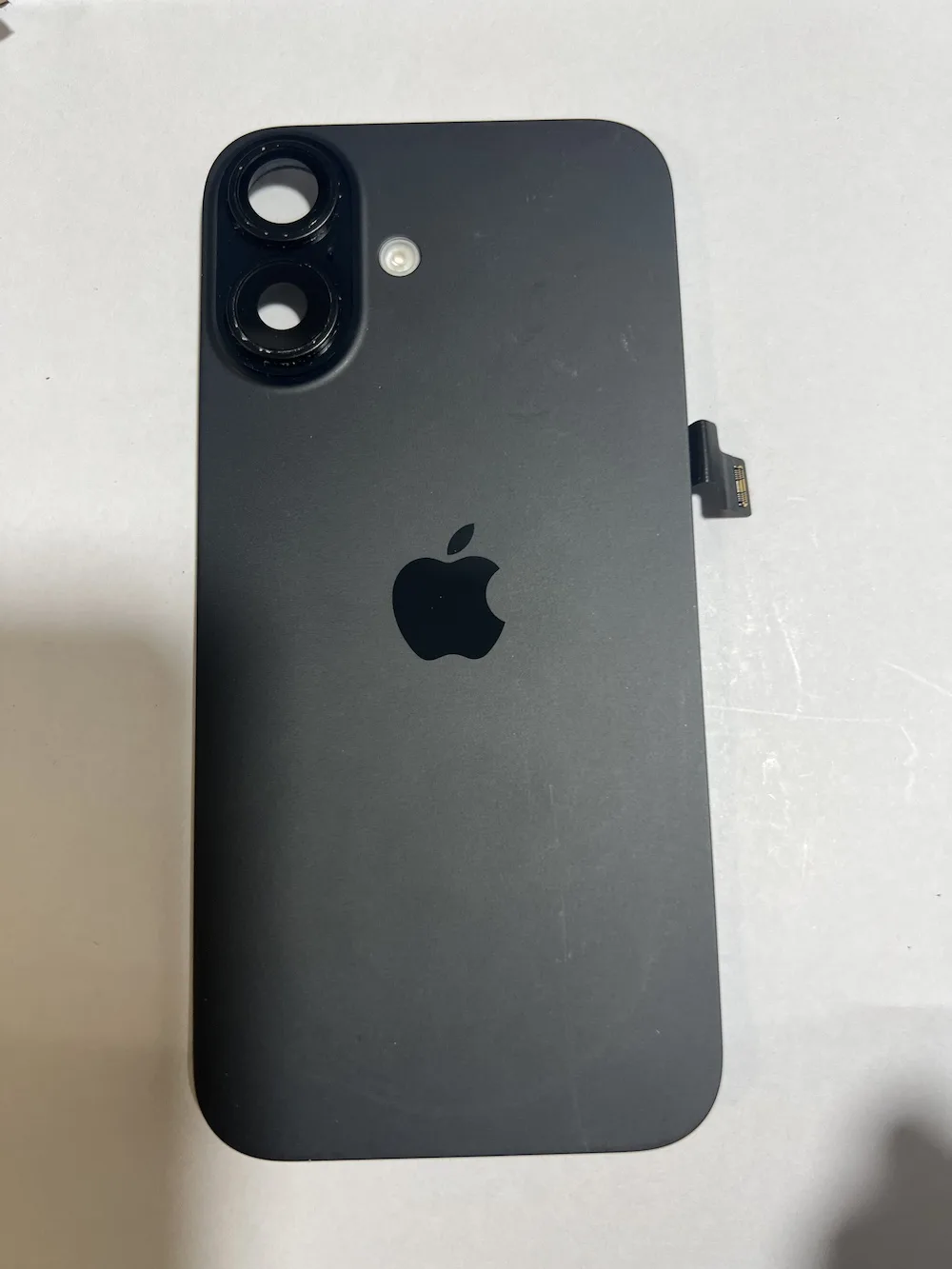  Iphone 17 originale copri batteria posteriore vetro con magsafe flex NERO