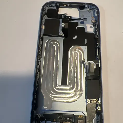  Iphone 17 Chassis originale scocca centrale qualita A Blu