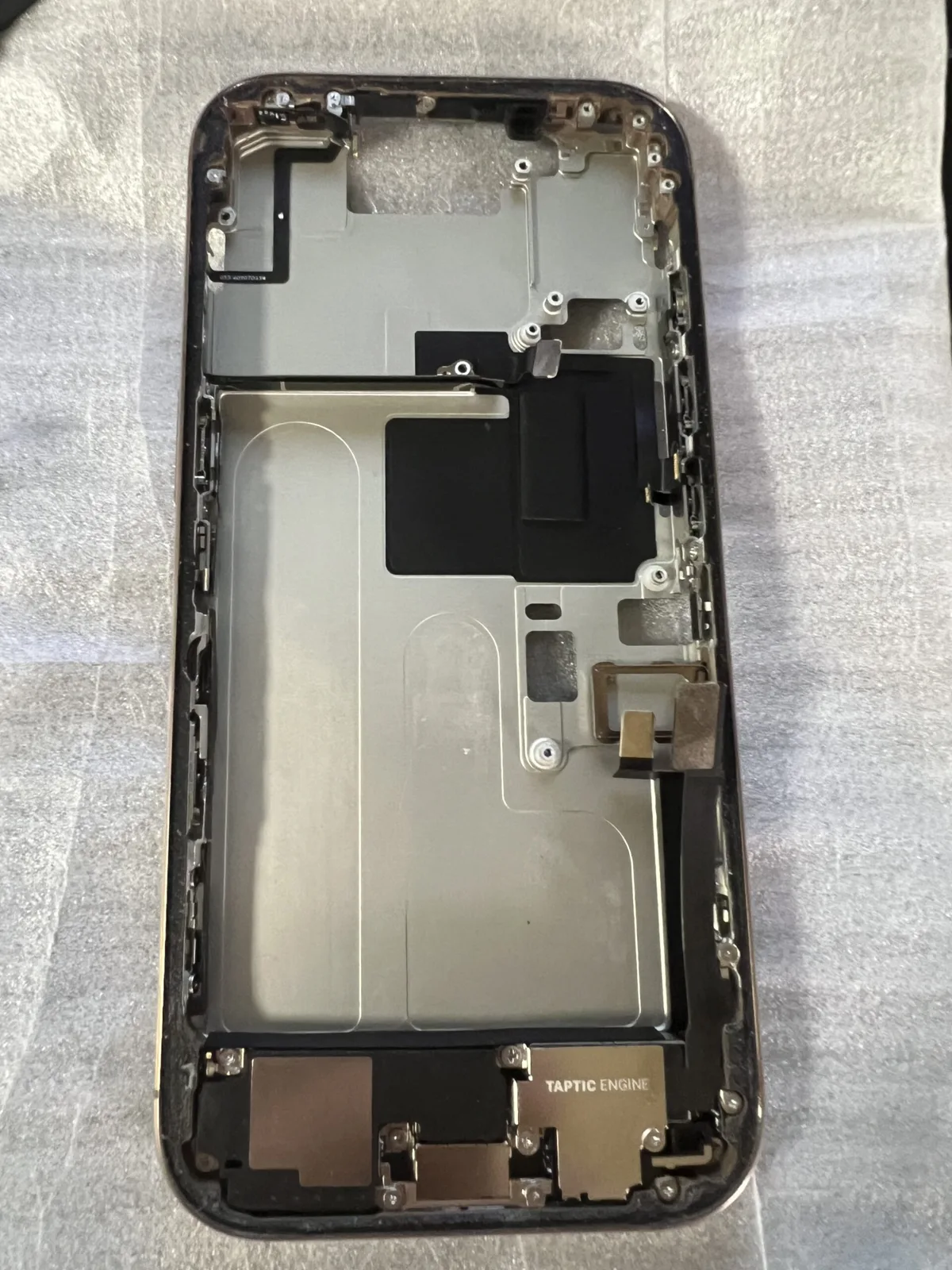  Iphone 17 Pro Chassis originale scocca centrale qualita A Oro