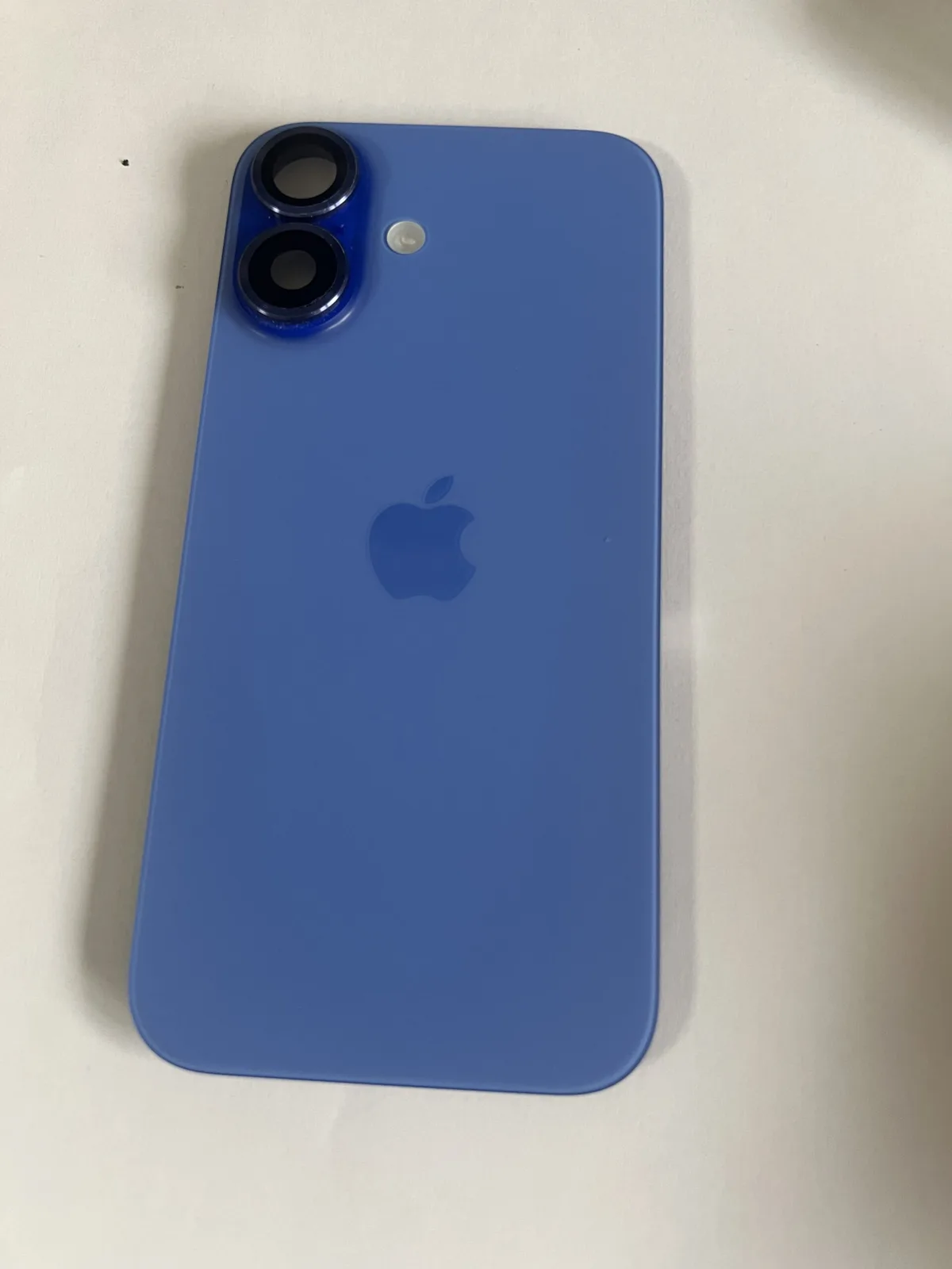  Iphone 17 originale copri batteria posteriore vetro con magsafe flex Blu azzurro