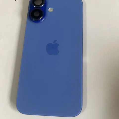  Iphone 17 originale copri batteria posteriore vetro con magsafe flex Blu azzurro