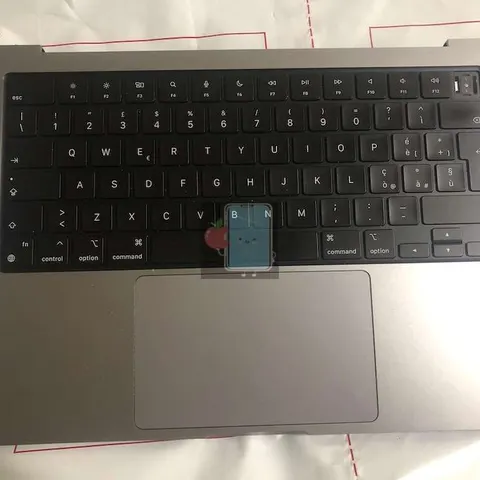  Apple Macbook Pro 14" A2442 A2779 Tastiera touchpad A Argento ITA