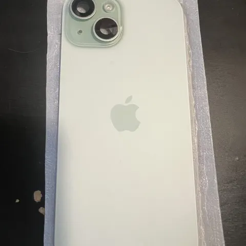  Iphone 15 originale copri batteria posteriore vetro con magsafe Verde