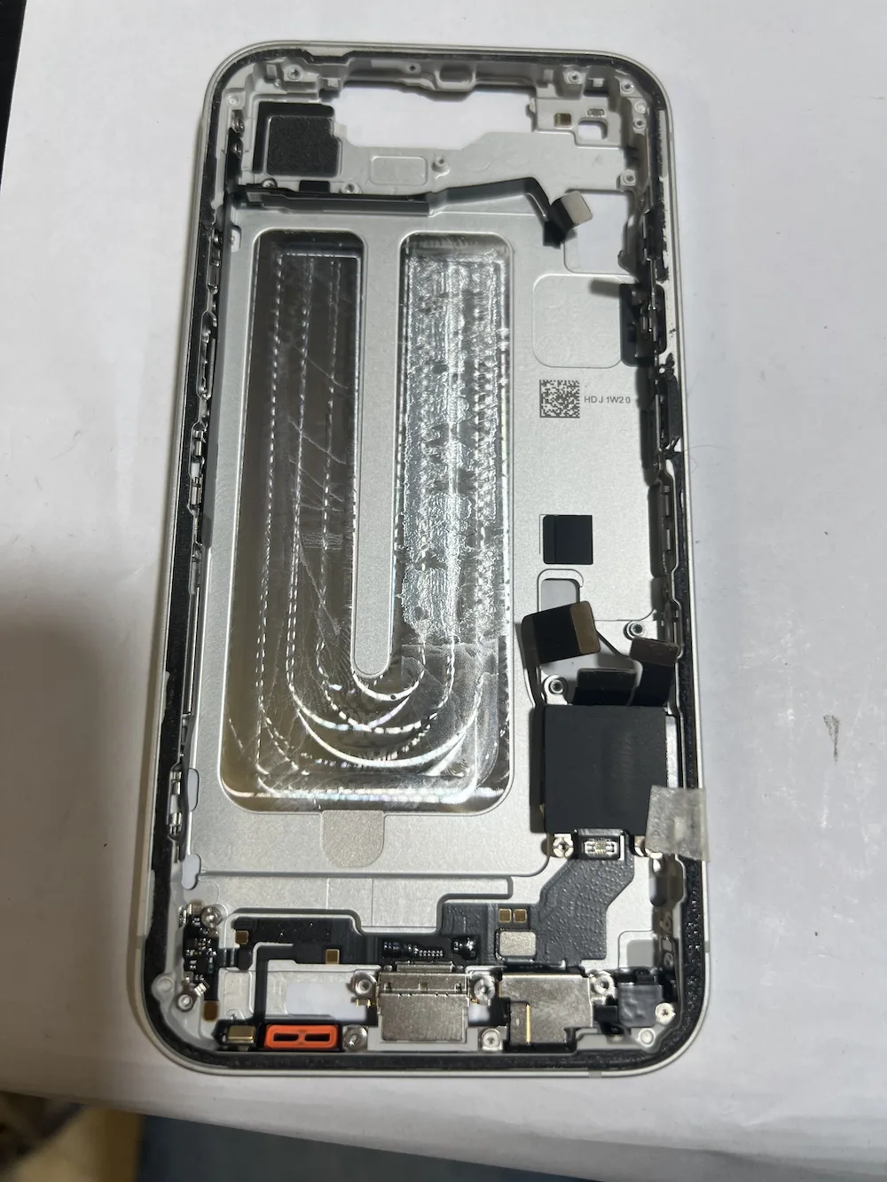  Iphone 17E Chassis originale scocca intera con flex accessori qualita A bianco