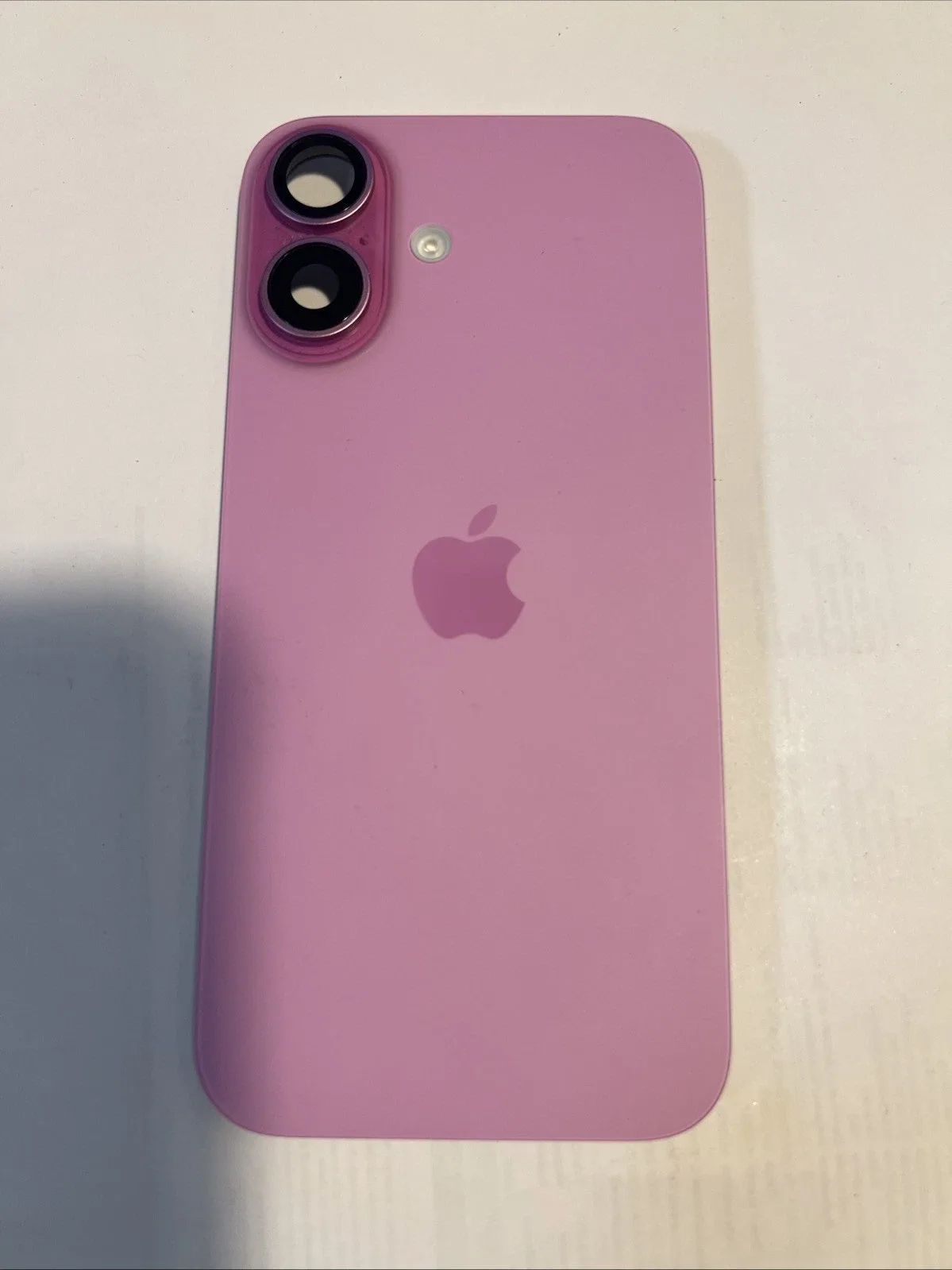 Iphone 17 originale copri batteria posteriore vetro con magsafe flex Rosa