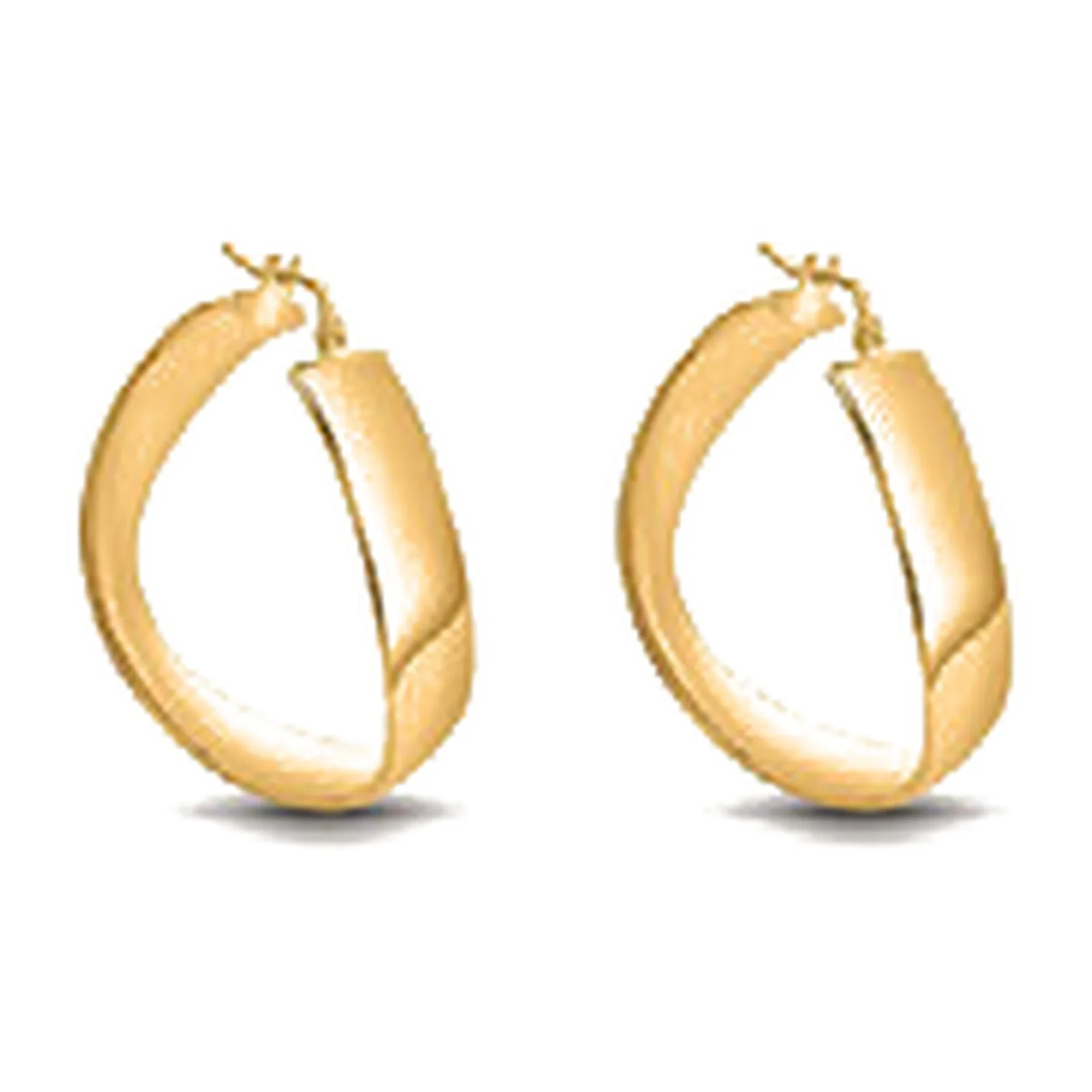Stroili Silver Collection Orecchini dorati a cerchio Argento 925 1699999