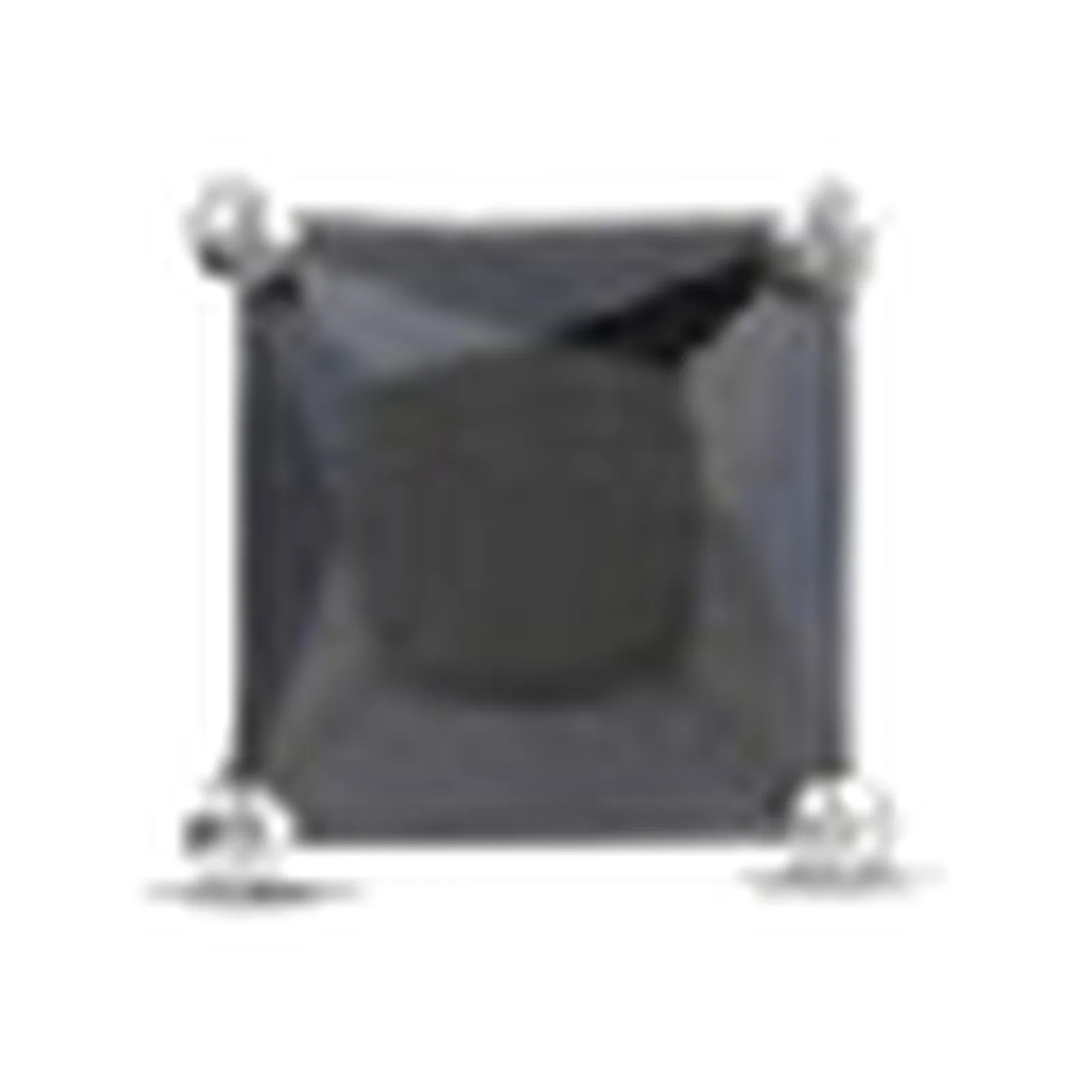 Stroili L'Homme Or Orecchino con spinelli neri Oro 9kt 1426323