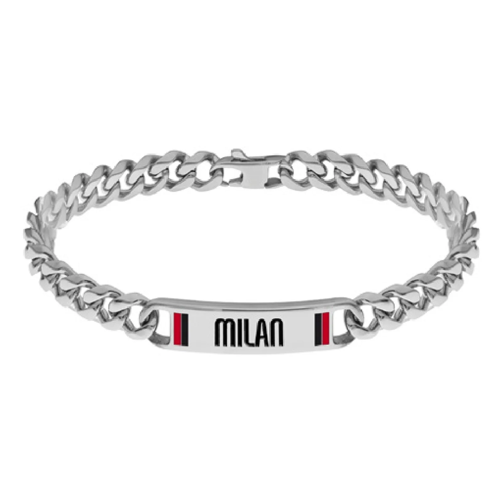 Lowell Bracciale Ufficiale Milan Acciaio 316L B-MB008UAS
