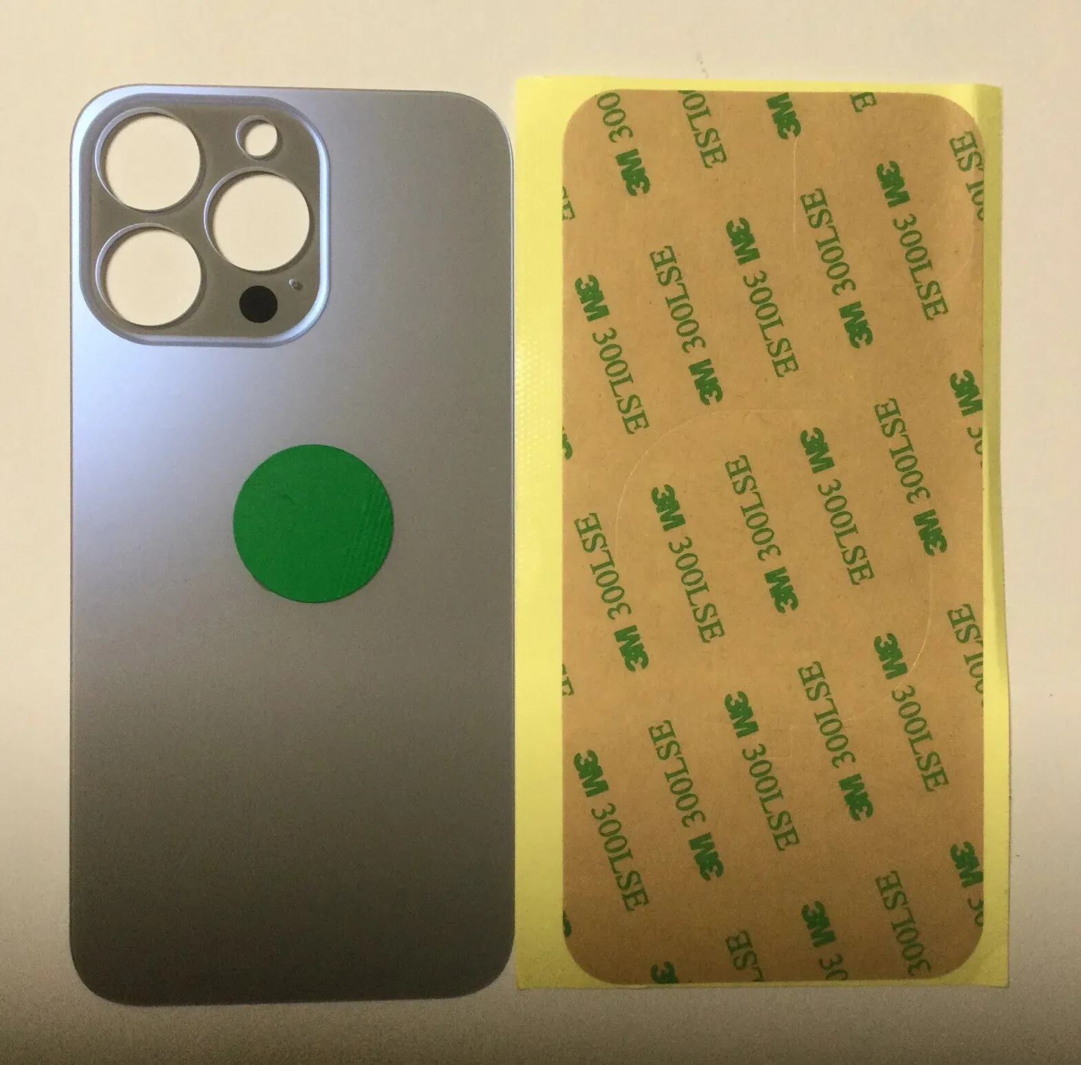 Back vetro Scocca Posteriore Per iPhone 13 Pro Max , Azzurro foro BIG