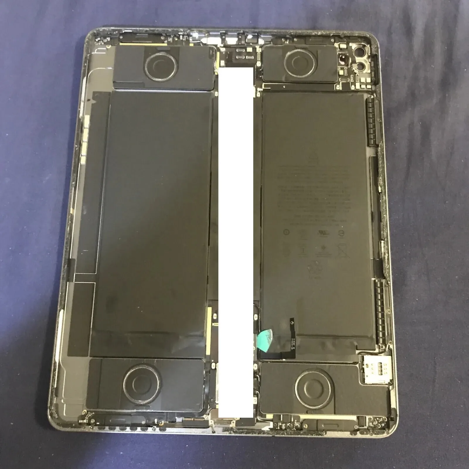 Originale Apple iPad Pro 12.9” 4th A2232 Chassis Scocca Batteria Nero A- Milano