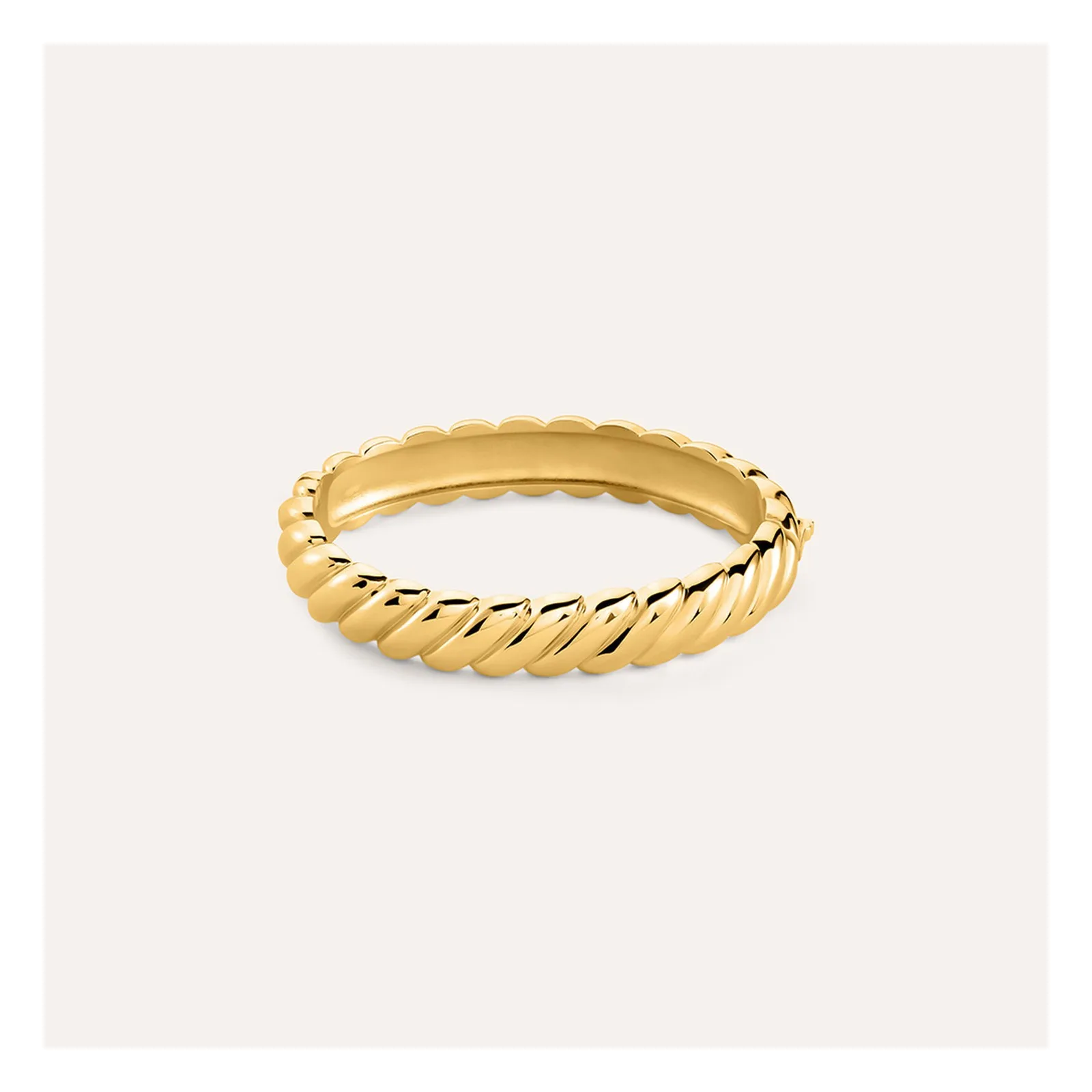 Stroili Radiance Collection Bracciale Bangle Torchon bold dorato Acciaio 1701750