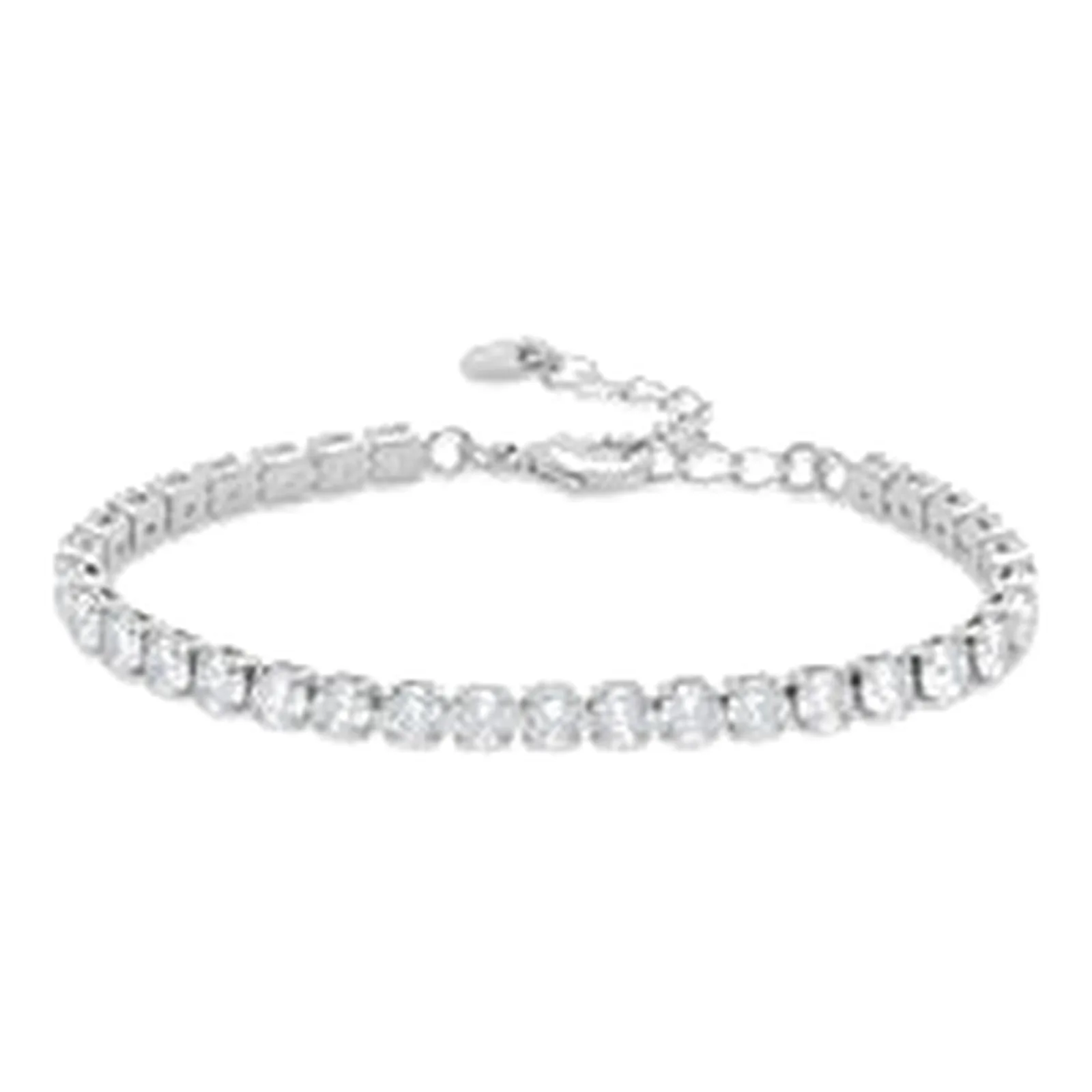 Stroili Romantic Shine Bracciale tennis in metallo rodiato Metallo 1683799
