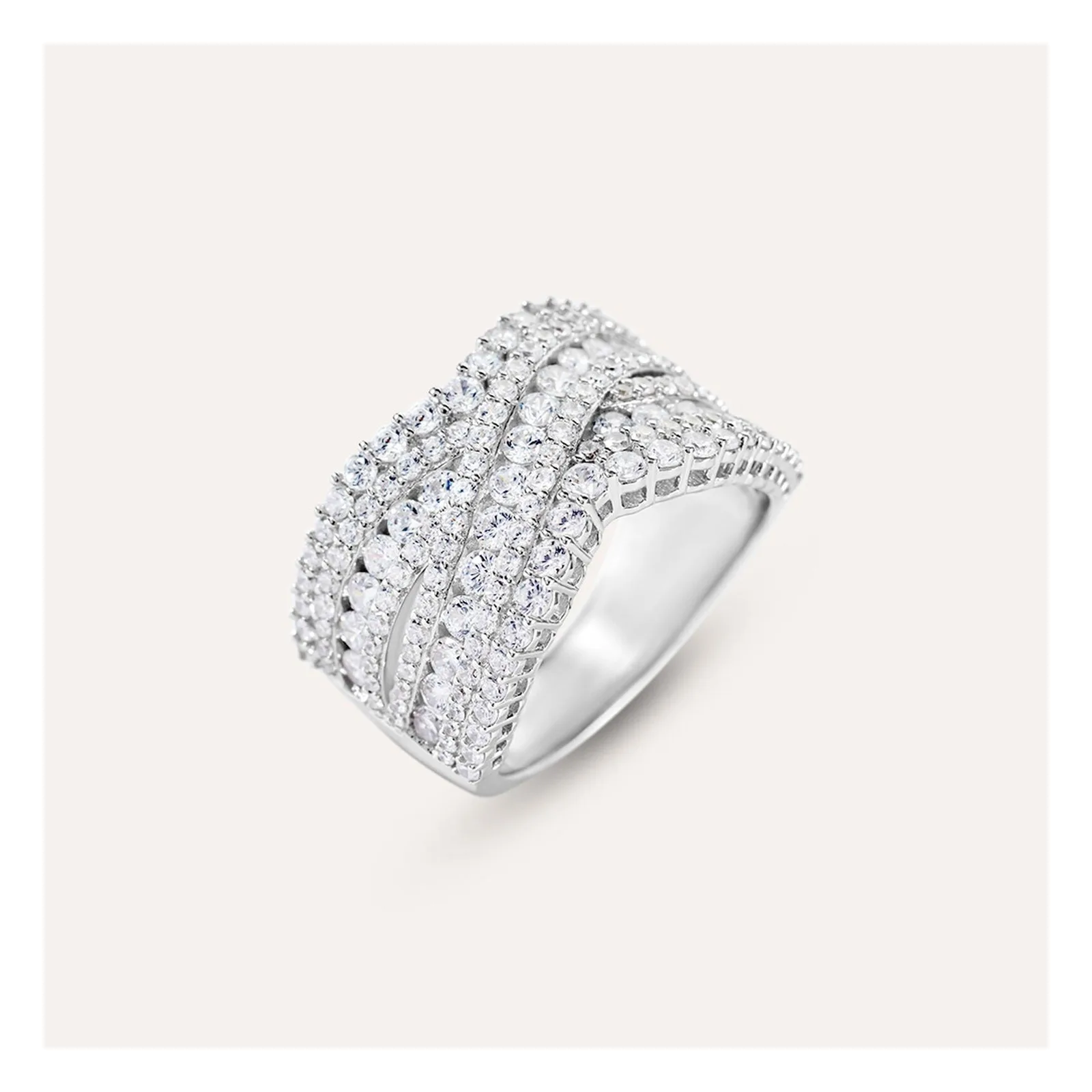 Stroili Red Carpet Anello con cubic zirconia Argento 925 Misura 16 1701539