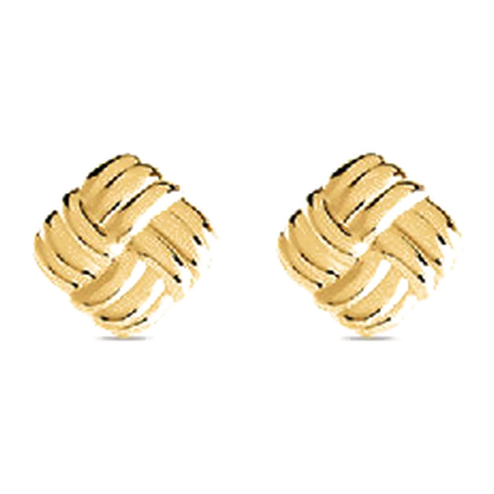 Stroili Radiance Collection Orecchini lobo a quadrato dorati Acciaio 1699586