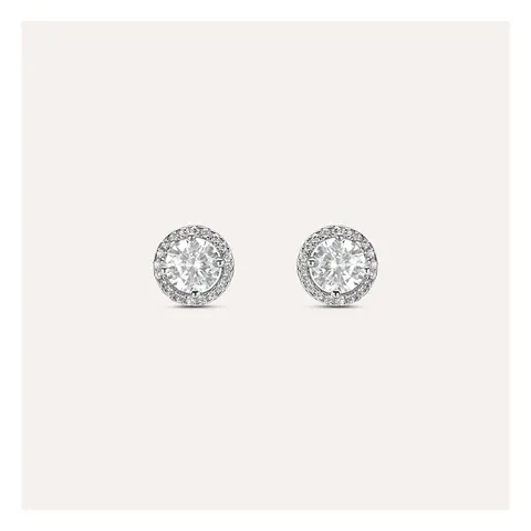 Stroili Silver Elegance Orecchini lobo con cubic zirconia Argento 925 1651612