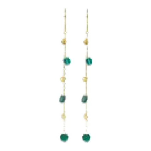 Stroili Beverly Orecchini con malachite Oro 9kt 1432978