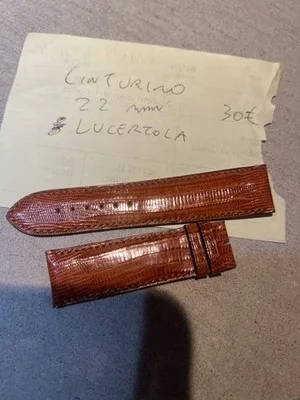Cinturino per orologio in pelle lucertola 22mm LAB22505221045