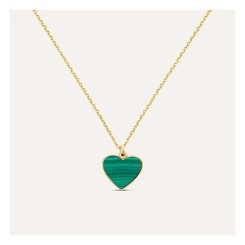 Stroili Beverly Collana con malachite Oro 9kt 1433090