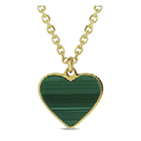 Stroili Beverly Collana con malachite Oro 9kt 1433090