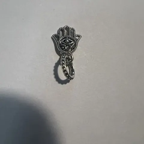 Charm Pendente Mano di Fatima Hamsa in Argento 925 - LAB22609302116