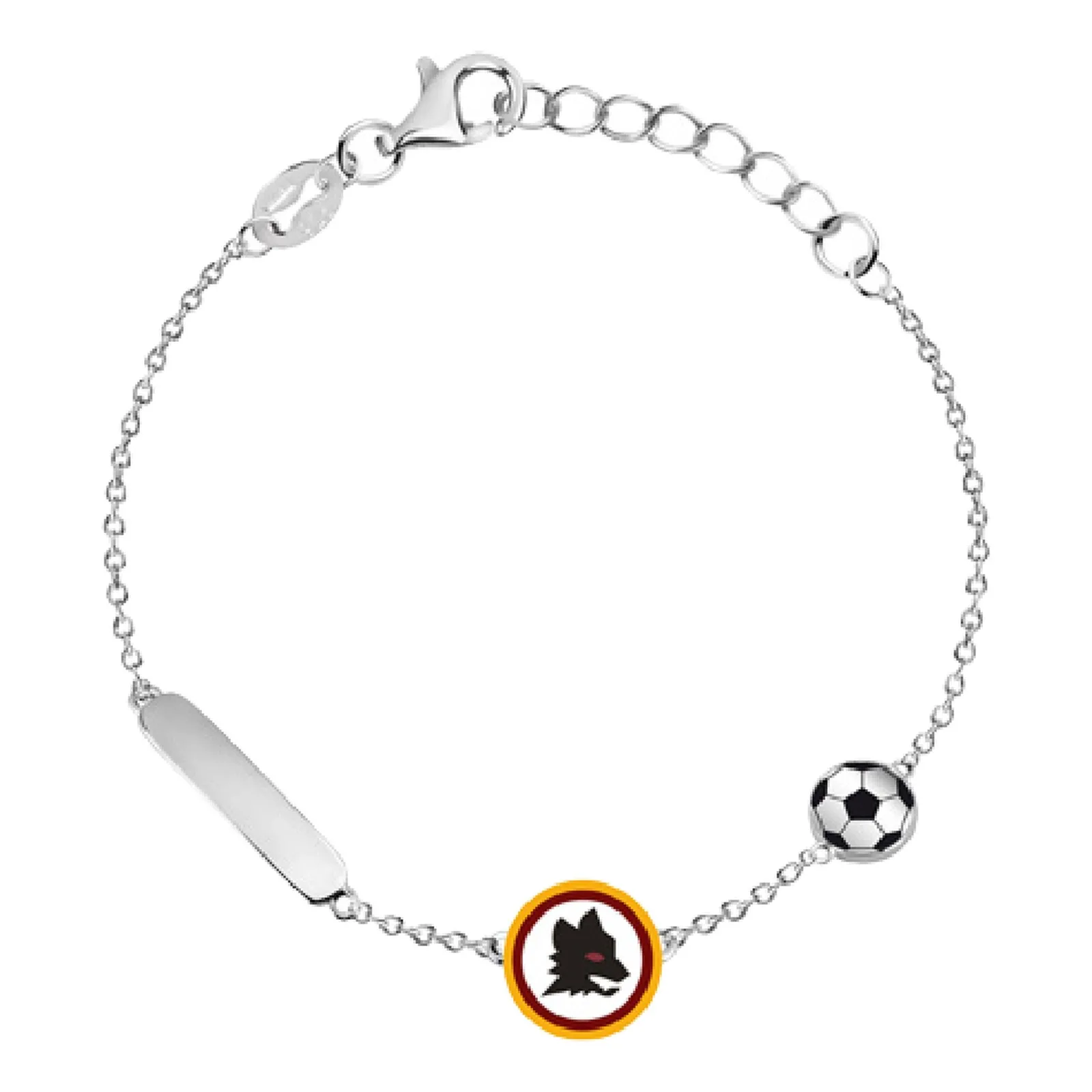 Lowell Bracciale Ufficiale Roma Acciaio 316L B-RB016KAS