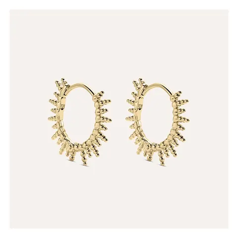 Stroili Golden Dream Orecchini sole a cerchio placcati oro 18 kt Metallo 1667087