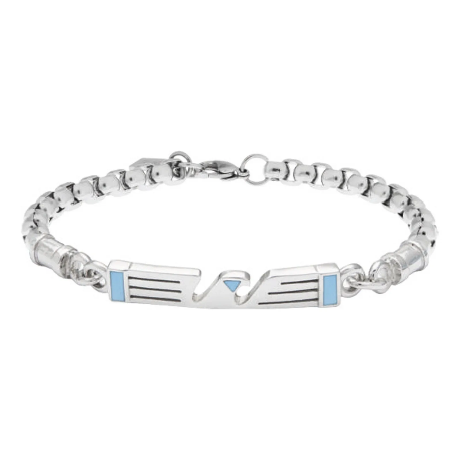 Lowell Bracciale Ufficiale Lazio Acciaio 316L B-LB002UAS