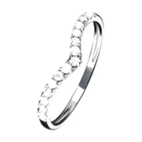 Stroili Claire Anello con cubic zirconia Oro 9kt Misura 14 1432556