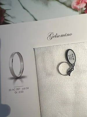 Anello Fede UnoAerre in Argento 925 Misura 53 - 30AC287