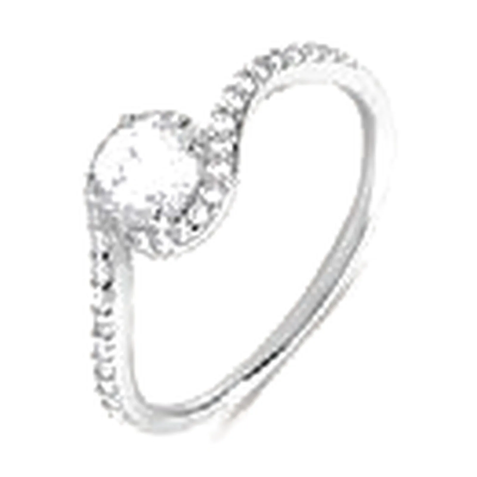 Stroili Silver Elegance Anello tondo con cubic Argento 925 Misura 16 1699479