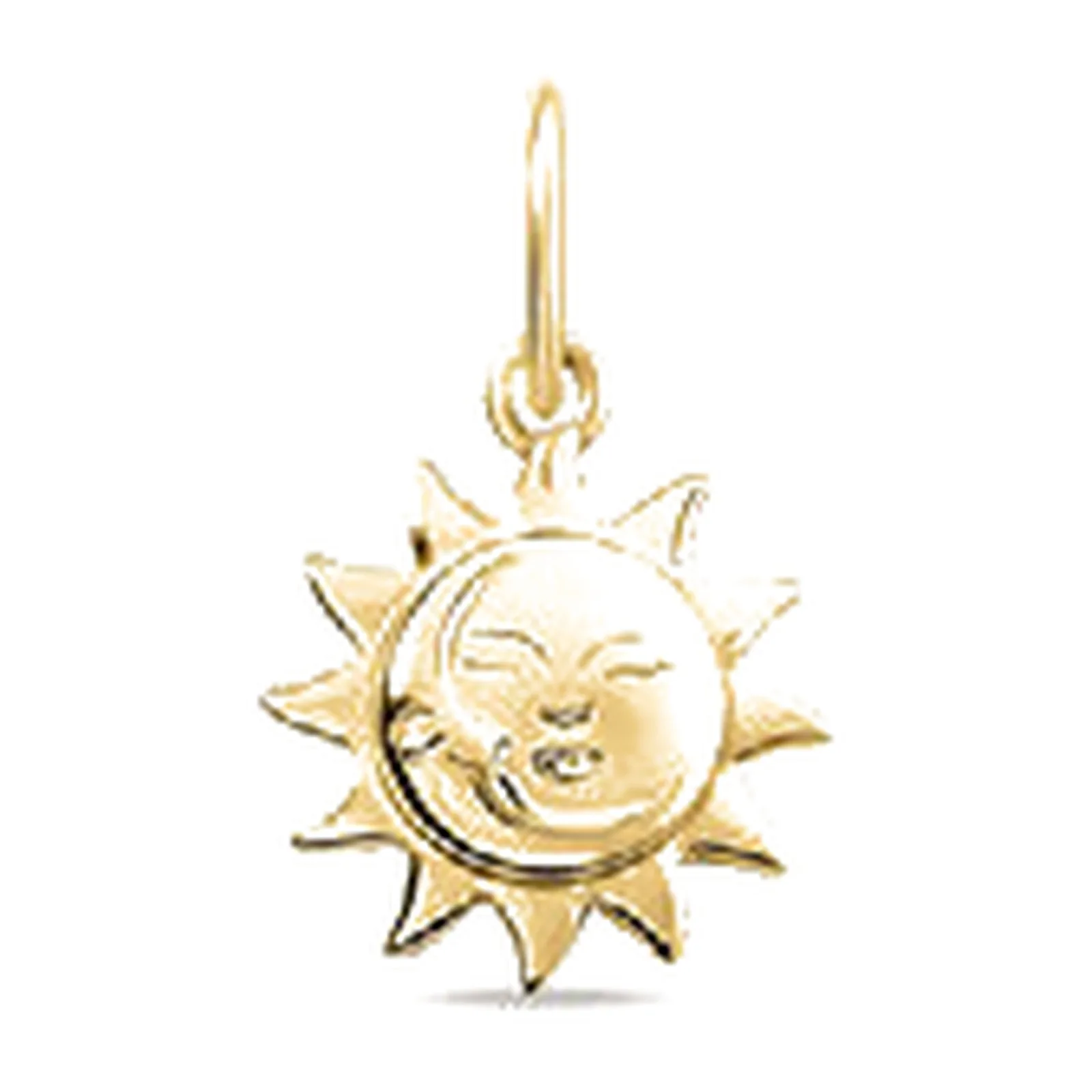 Stroili Love Beats Pendente dorato sole/luna Argento 925 1699650