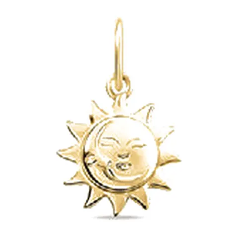 Stroili Love Beats Pendente dorato sole/luna Argento 925 1699650