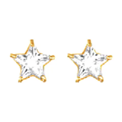 Stroili Bon Ton Orecchini lobo con cubic zirconia Oro 9kt 1418106