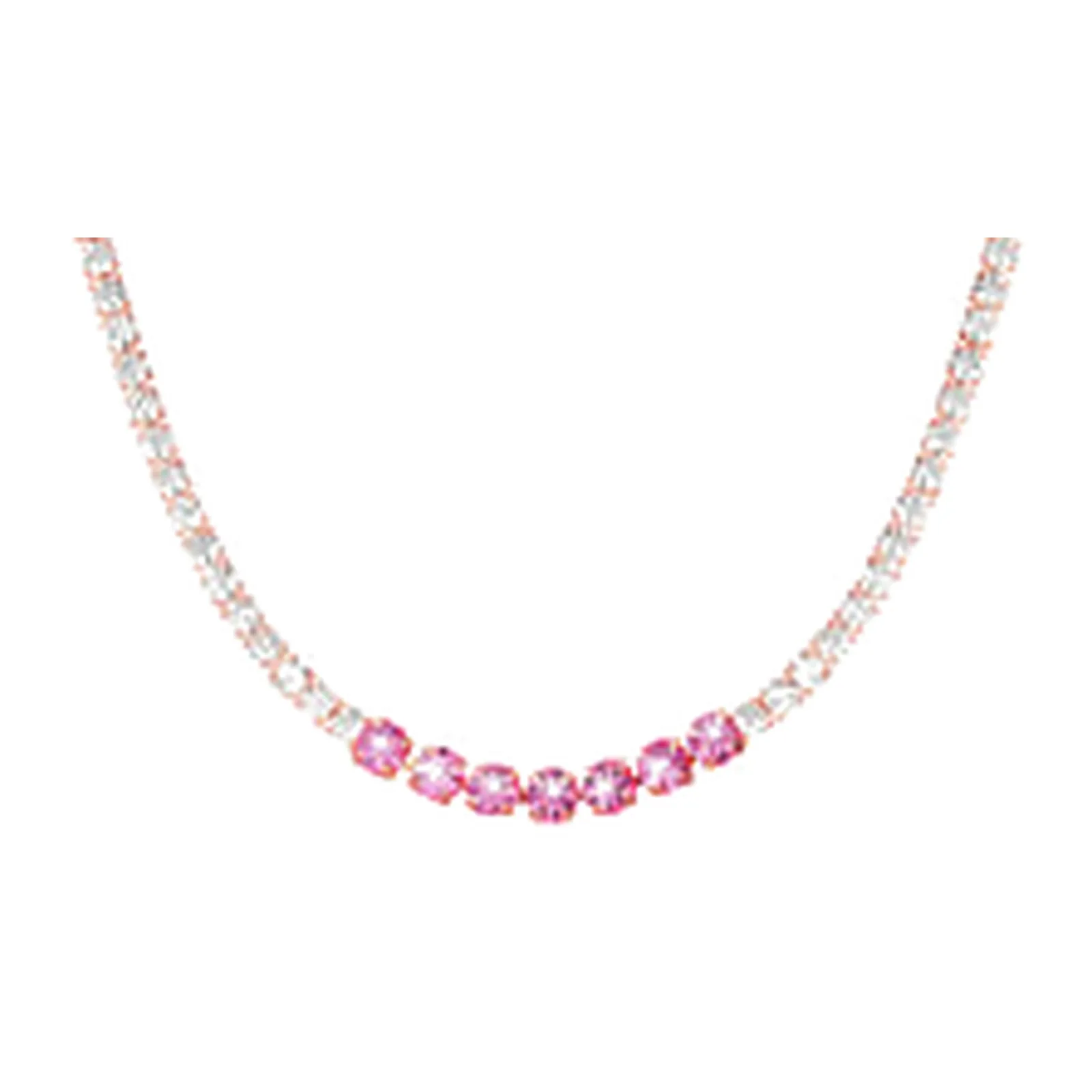 Stroili Romantic Shine Collana tennis degrade rosa Metallo 1685837
