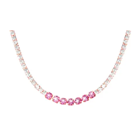 Stroili Romantic Shine Collana tennis degrade rosa Metallo 1685837
