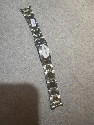 Cinturino Orologio Acciaio e Oro 20 mm Nuovo - LAB22610031600