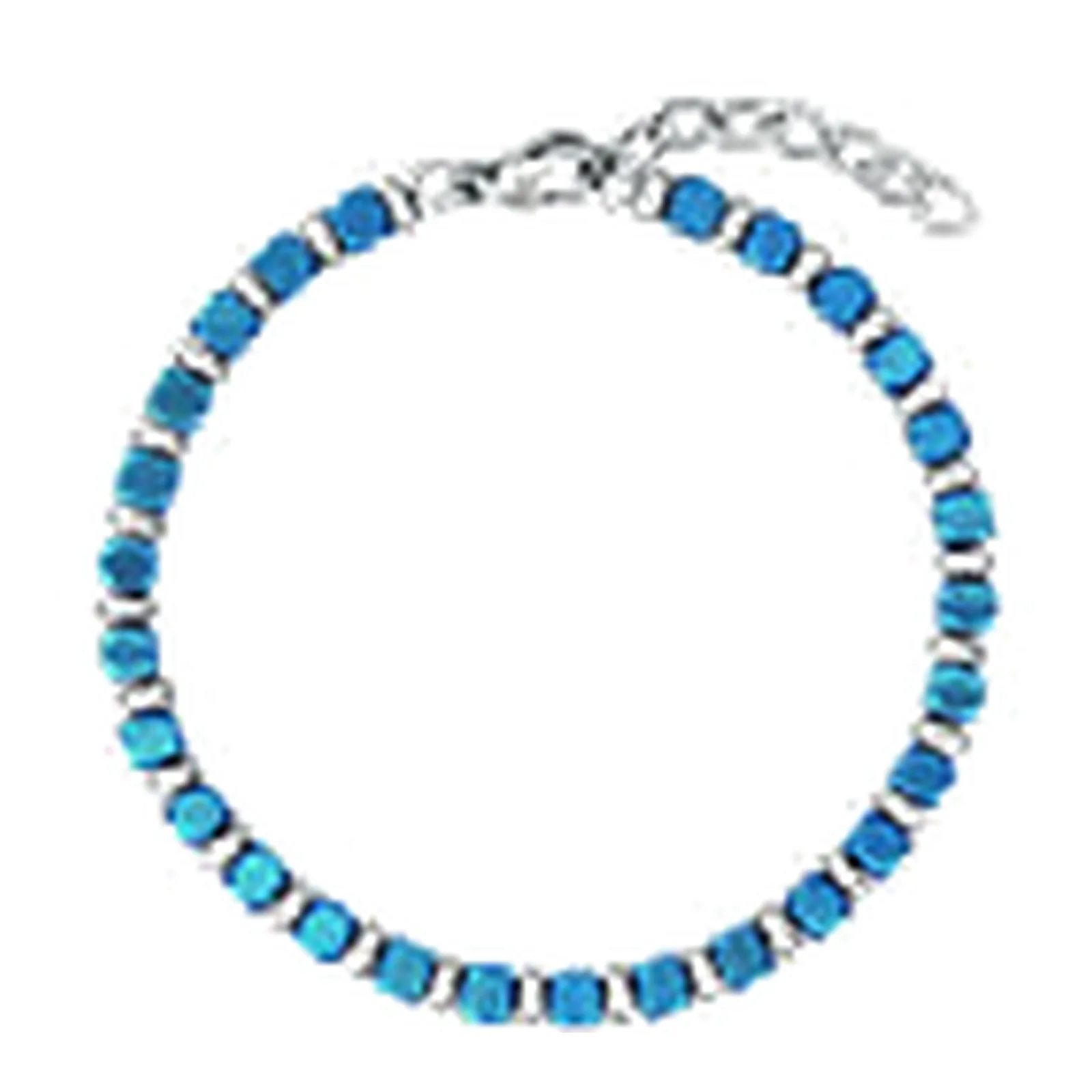 Stroili Man Code Bracciale satinato blu Acciaio 1681927