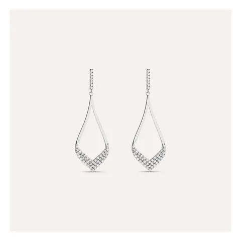 Stroili Silver Shine Orecchini pendenti con cubic zirconia Argento 925 1688301