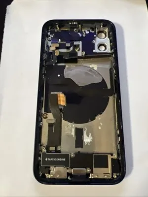 Compatibile Apple Iphone 12 Chassis Lighting scocca nero Cdma A