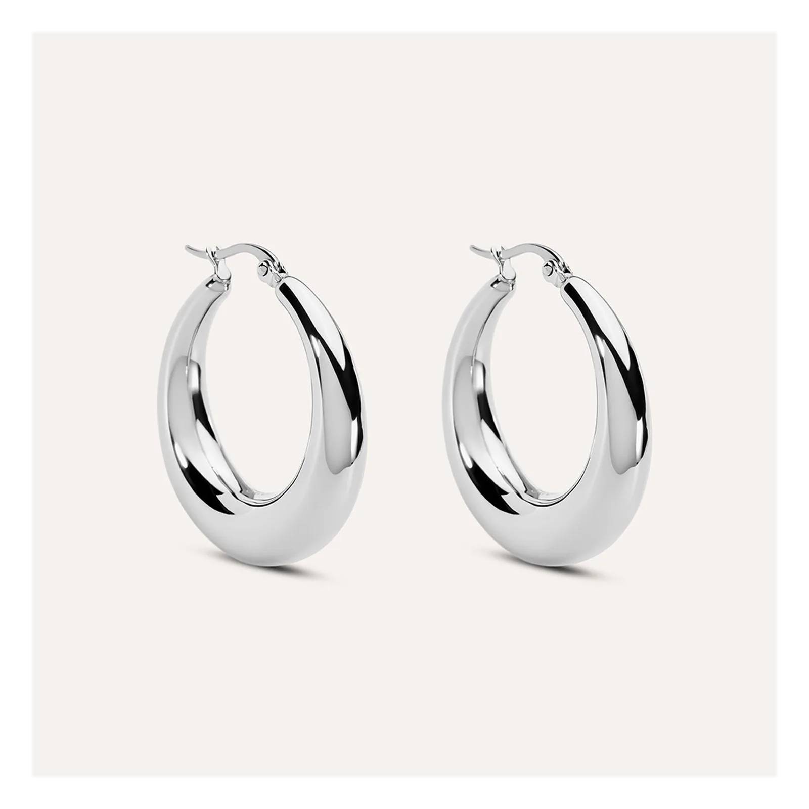 Stroili Moonlight Collection Orecchini a cerchio bold Acciaio 1511853