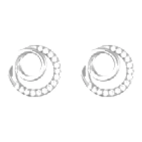 Stroili Silver Shine Orecchini lobo doppio cerchio con cubic Argento 925 1680521