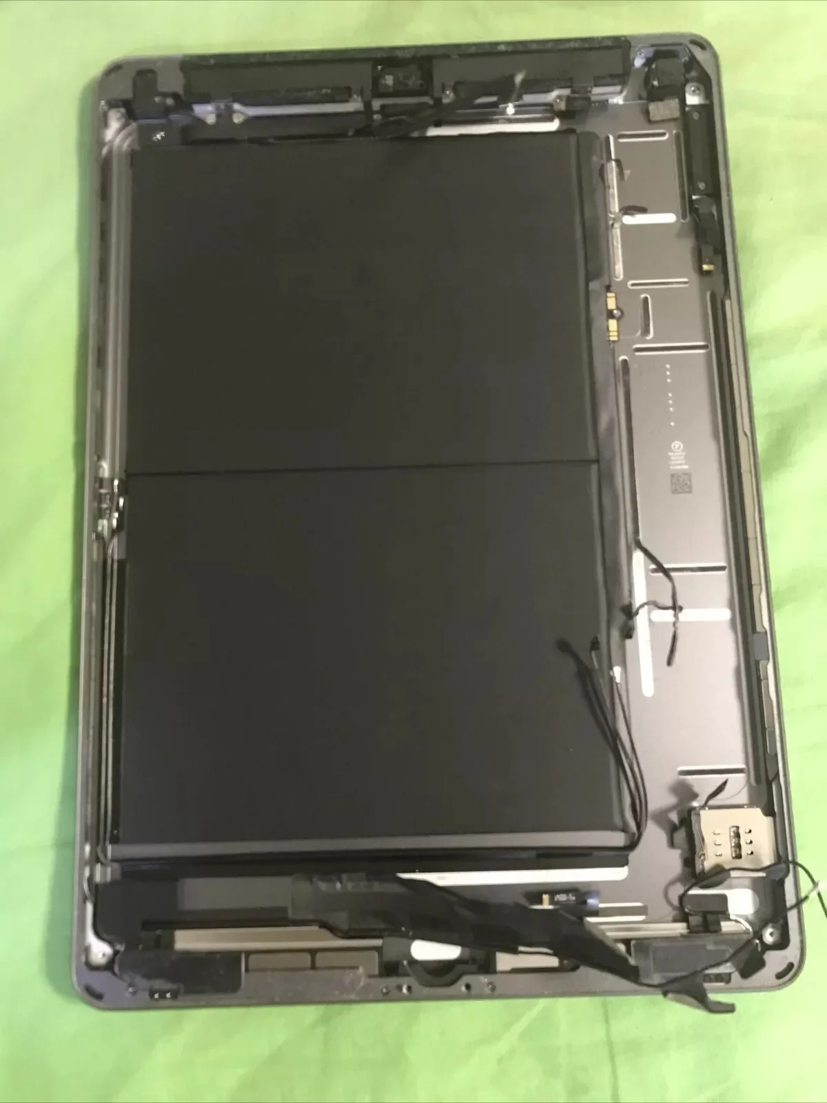 Originale Apple iPad 8 Chassis Batteria scocca Cellular A2429 Nero A