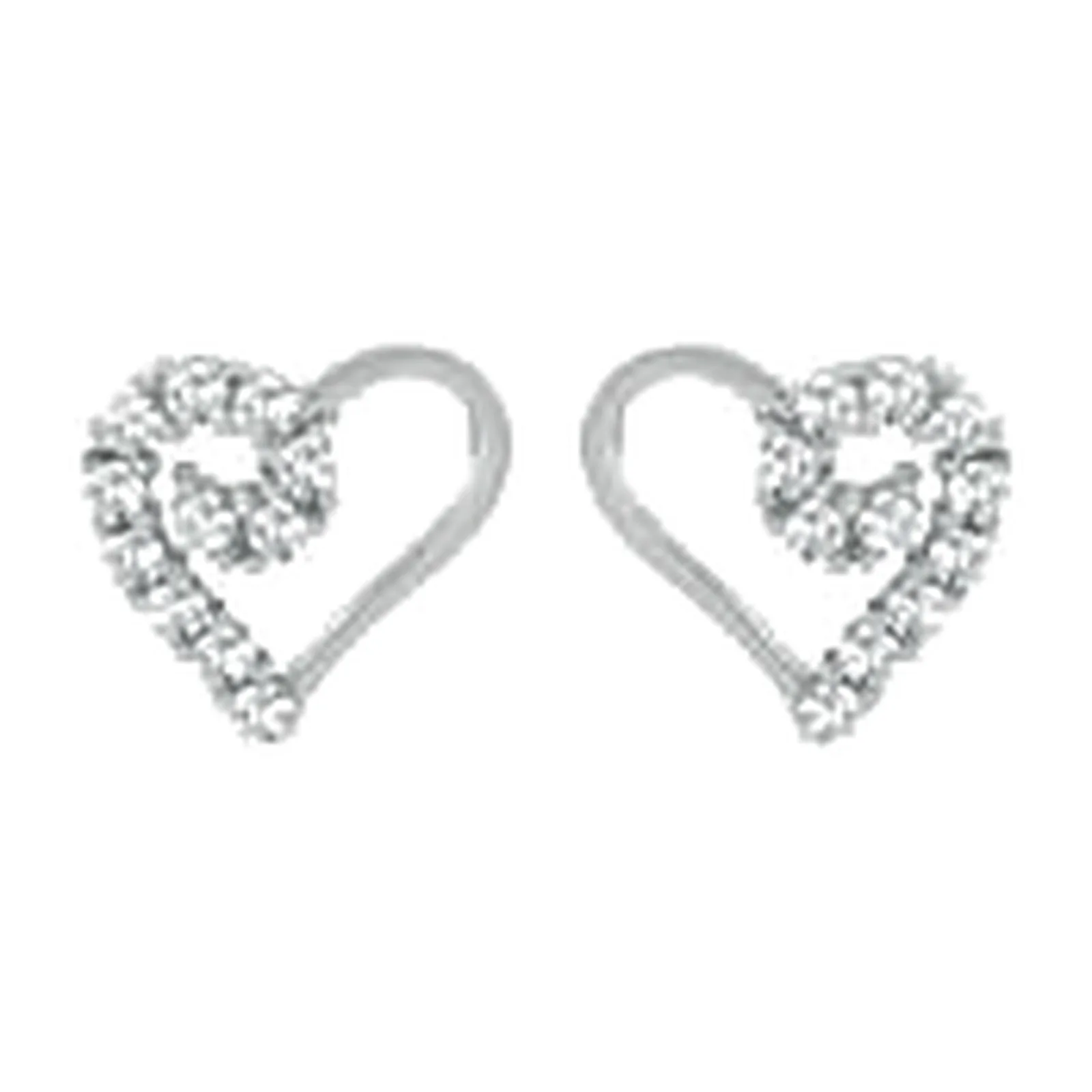 Stroili Bon Ton Orecchini lobo con cubic zirconia Oro 9kt 1400955