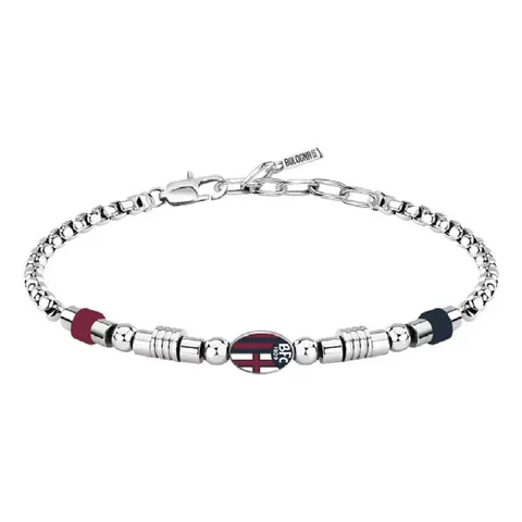 Lowell Bracciale Ufficiale Bologna Acciaio 316L B-BB026UAS