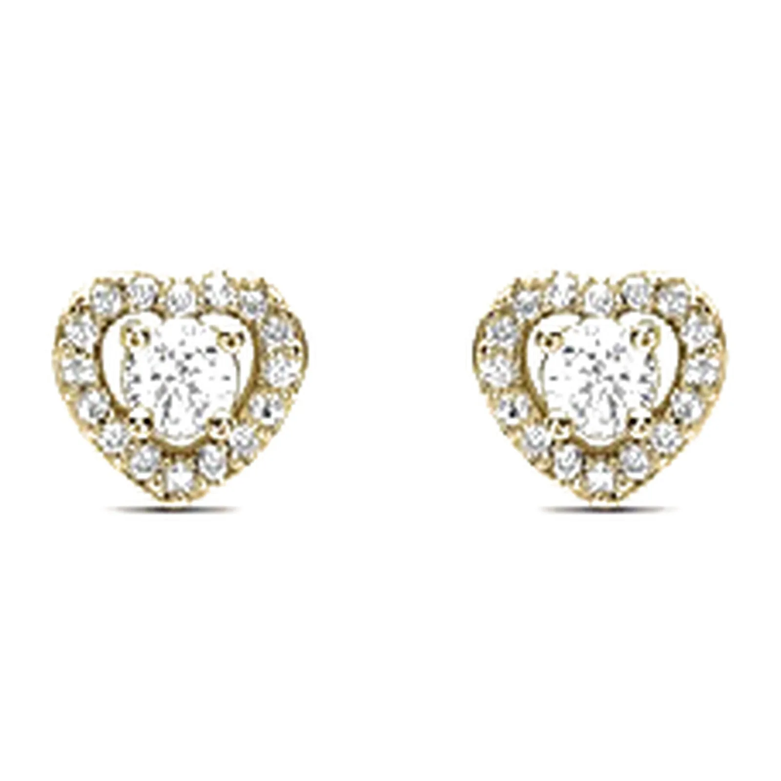 Stroili Golden Dream Orecchini cuore placcati oro 18 kt Metallo 1685710