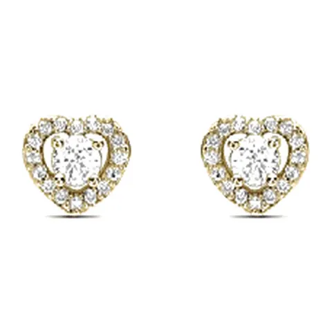 Stroili Golden Dream Orecchini cuore placcati oro 18 kt Metallo 1685710