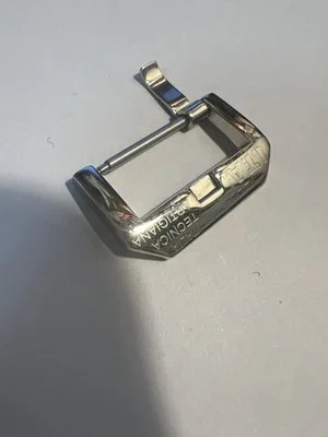 Fibbia per cinturino orologio in acciaio I.T.A. Tecnica Artigiana 22mm nuovo - 2607212215