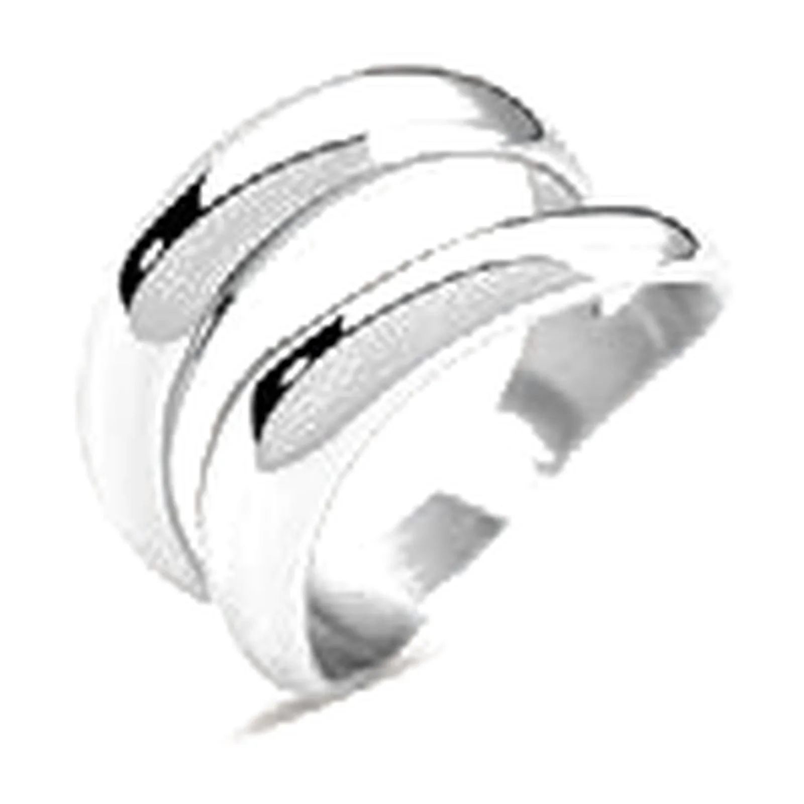 Stroili Moonlight Collection Anello doppia fascia Acciaio Misura 16 1699273