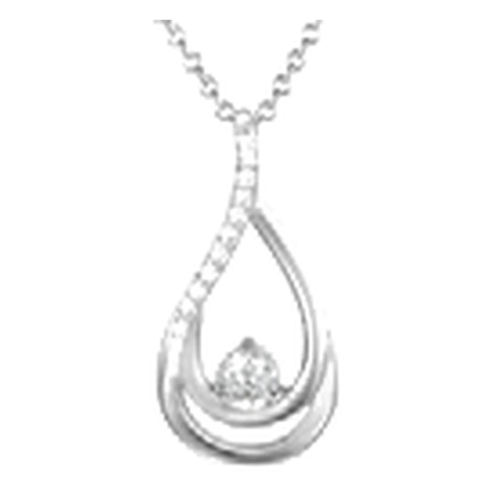 Stroili Silver Shine Collana con cubic zirconia Argento 925 1662276